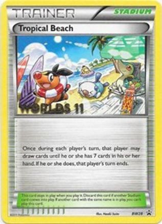 Tropical Beach - BW28 (Worlds 11)/101 - Black and White Promos