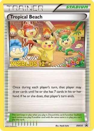 Tropical Beach - BW50 (Worlds 12)/101 - Black and White Promos