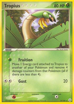 Tropius/101 - Hidden Legends Reverse Holofoil