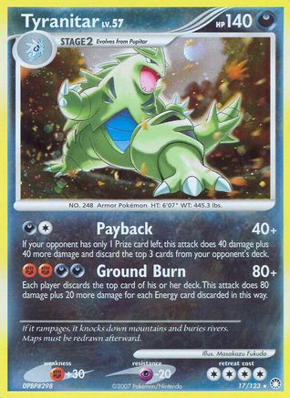 Tyranitar/123 - Mysterious Treasures Reverse Holofoil