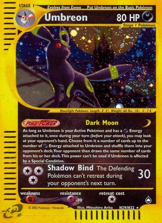 Umbreon (H29)/147 - Aquapolis Holofoil