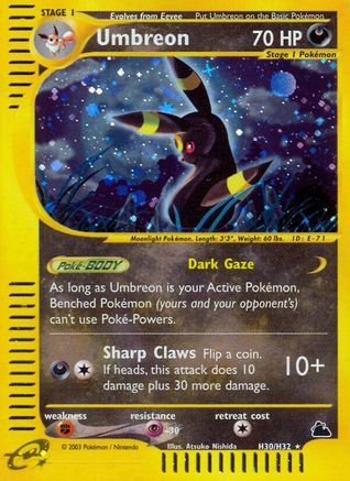 Umbreon (H30)/144 - Skyridge Holofoil