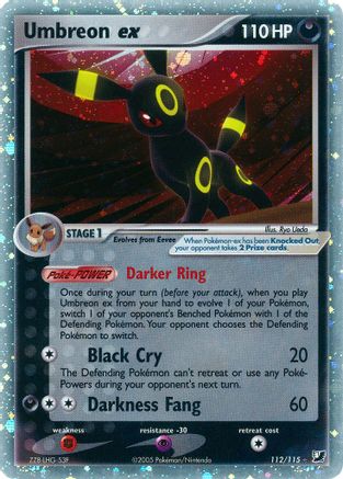 Umbreon ex/115 - Unseen Forces Holofoil