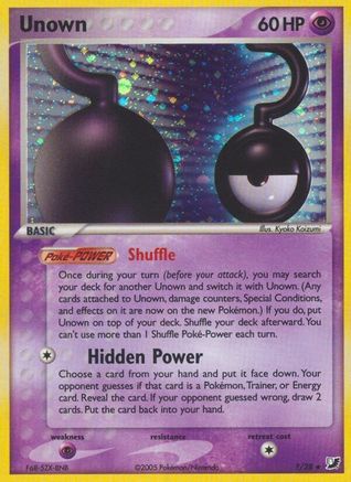 Unown (?)/115 - Unseen Forces Holofoil