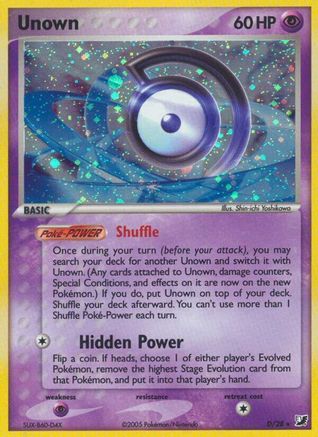 Unown (D)/115 - Unseen Forces Holofoil