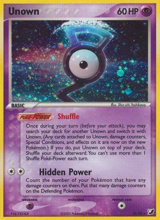 Unown (G)/115 - Unseen Forces Holofoil