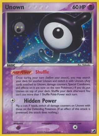Unown (J)/115 - Unseen Forces Holofoil