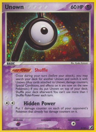 Unown (P)/115 - Unseen Forces Holofoil