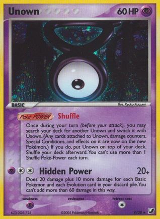 Unown (V)/115 - Unseen Forces Holofoil