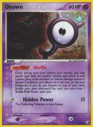 Unown (Y)/115 - Unseen Forces Holofoil