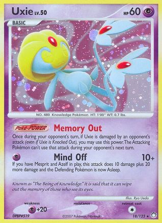 Uxie/123 - Mysterious Treasures Holofoil
