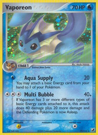 Vaporeon/115 - Unseen Forces Holofoil
