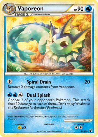Vaporeon 41/90 - Undaunted