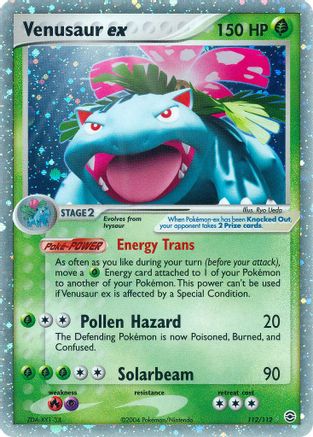 Venusaur ex/112 - FireRed & LeafGreen Holofoil