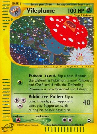 Vileplume (H31)/147 - Aquapolis Holofoil