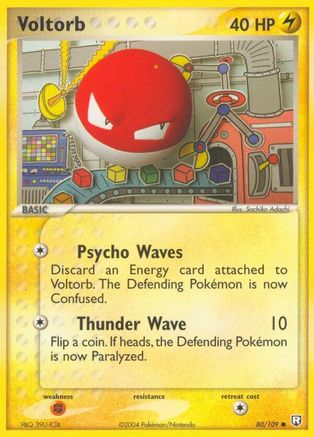 Voltorb/109 - Team Rocket Returns Reverse Holofoil