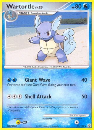 Wartortle/132 - Secret Wonders