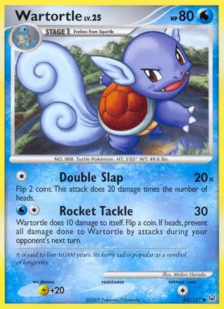 Wartortle/127 - Platinum Reverse Holofoil