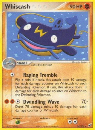 Whiscash/107 - Deoxys Reverse Holofoil
