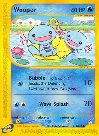 Wooper (117)/147 - Aquapolis