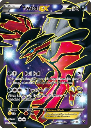Yveltal EX (144 Full Art)/146 - XY Base Set Holofoil