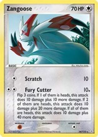 Zangoose/110 - Holon Phantoms Reverse Holofoil