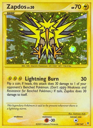 Zapdos (150)/147 - Supreme Victors Holofoil