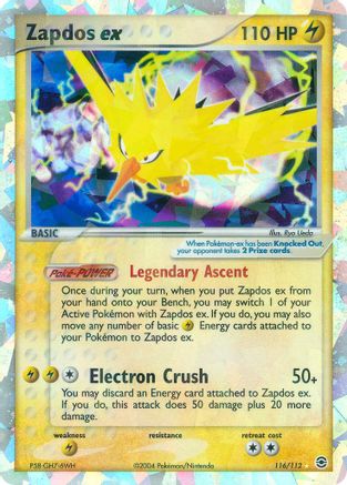 Zapdos ex/112 - FireRed & LeafGreen
