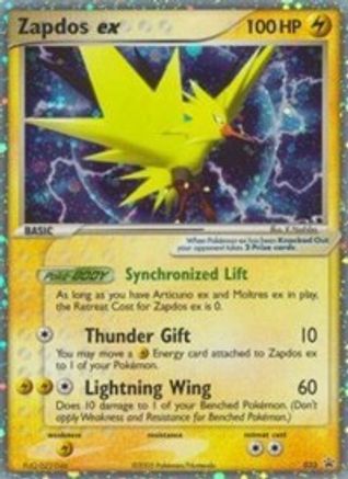 Zapdos ex - 033 (EX Collector's Window Tins)/40 - Nintendo Promos Holofoil