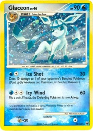 Glaceon - 20/100 (DP Majestic Dawn) - Deck Exclusives Holofoil