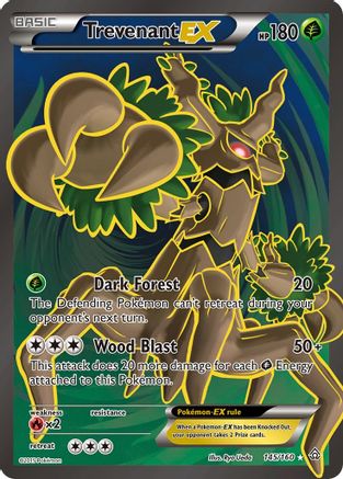 Trevenant EX (145 Full Art)/160 - XY  Primal Clash Holofoil