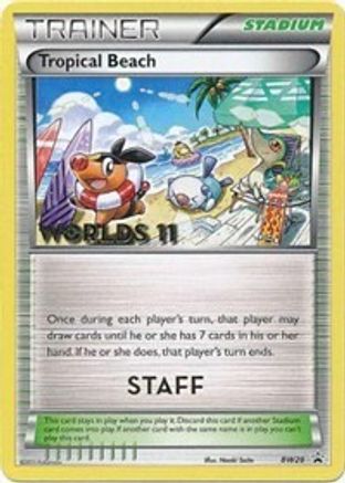 Tropical Beach - BW28 (Worlds 11) [Staff] - Black and White Promos