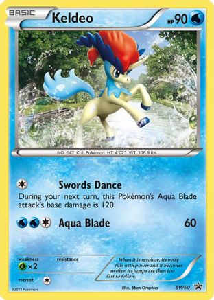 Keldeo - BW60/101 - Black and White Promos