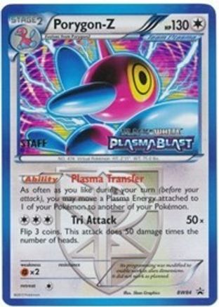 Porygon-Z (Team Plasma) - BW84 (Prerelease) [Staff] - Black and White Promos Holofoil