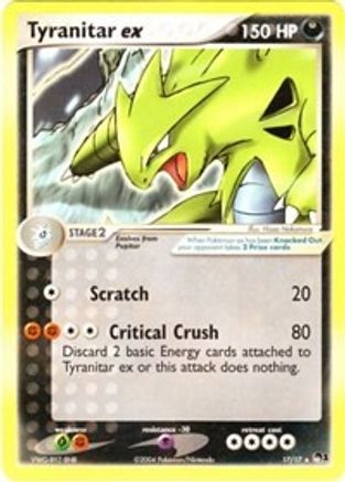 Tyranitar ex (Non-Holo) - POP Series 1