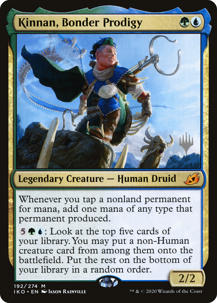 Kinnan, Bonder Prodigy (PPIKO-192) - Ikoria: Lair of Behemoths Promos