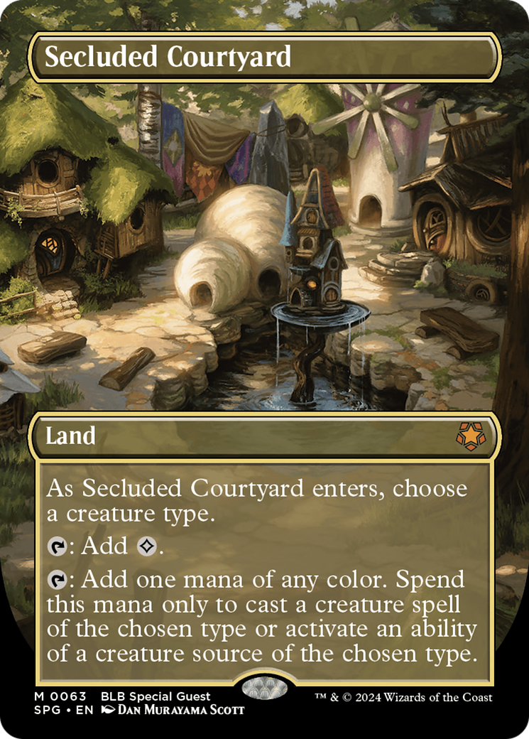 Secluded Courtyard (Borderless) (SPG-063) - Special Guests (Borderless)