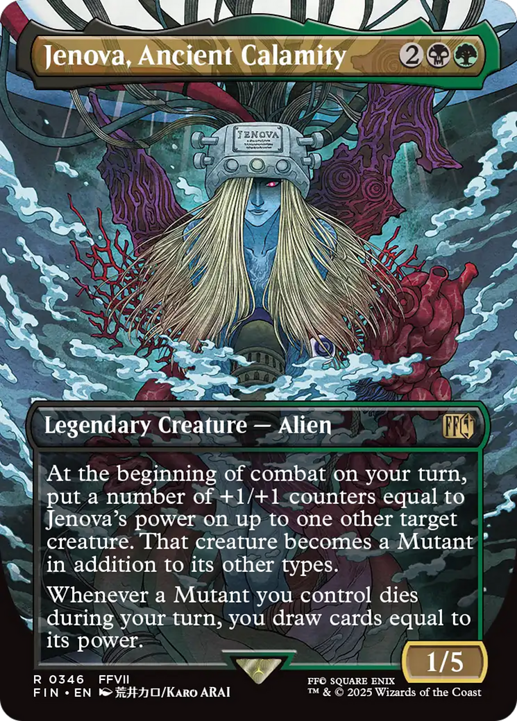Jenova, Ancient Calamity (Borderless) (FIN-346) - FINAL FANTASY (Borderless) Foil