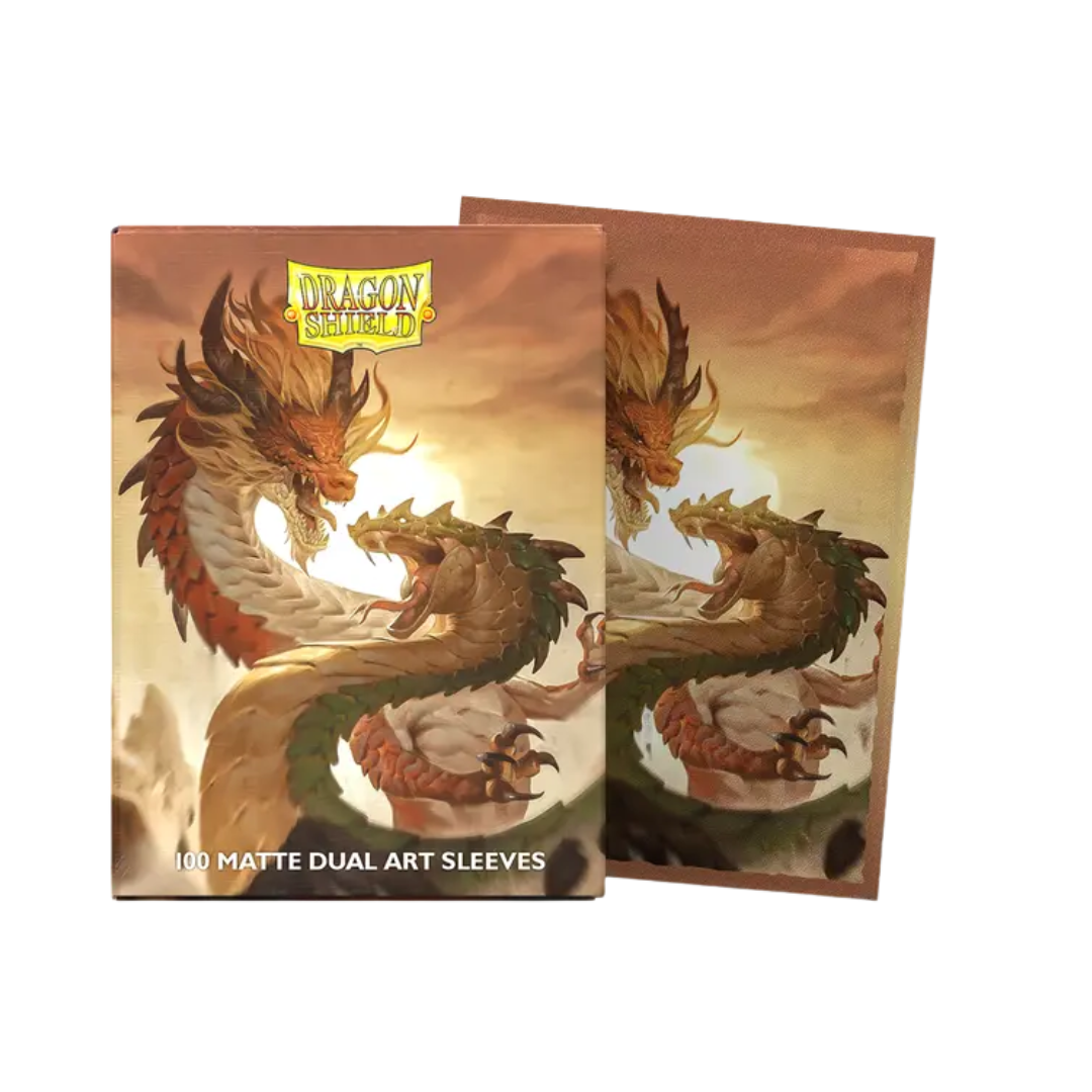 Dragon Shield Wood Snake Art Matte