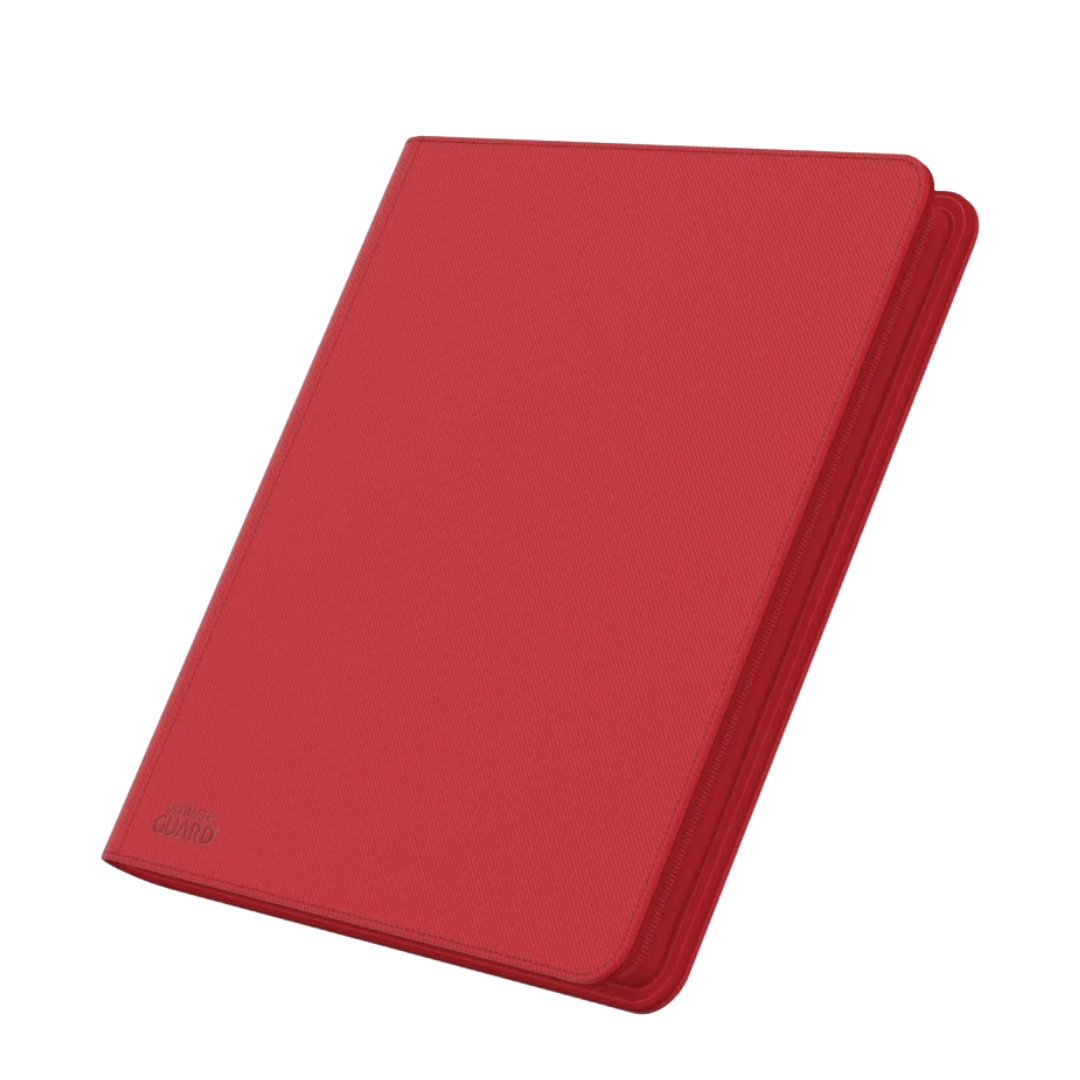 Binder: 24-Pocket QuadRow ZipFolio XenoSkin- Red