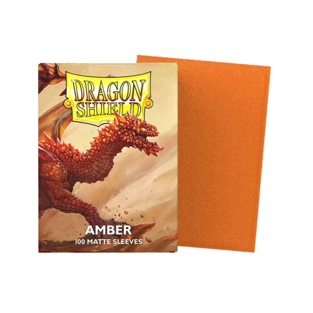 Dragon Shield Sleeves: Matte Amber
