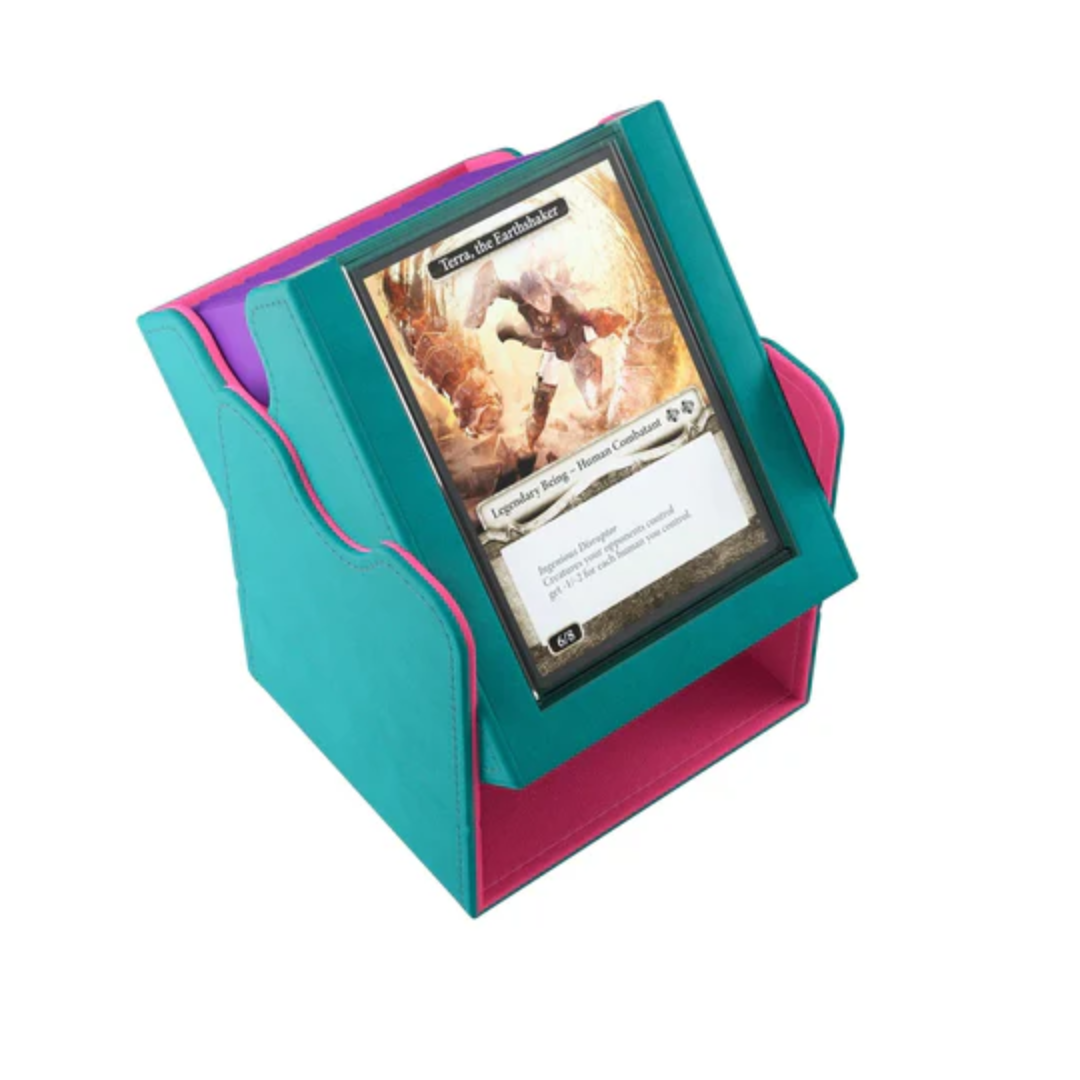 Gamegenic Squire Plus (Pink & Teal) Deck Box