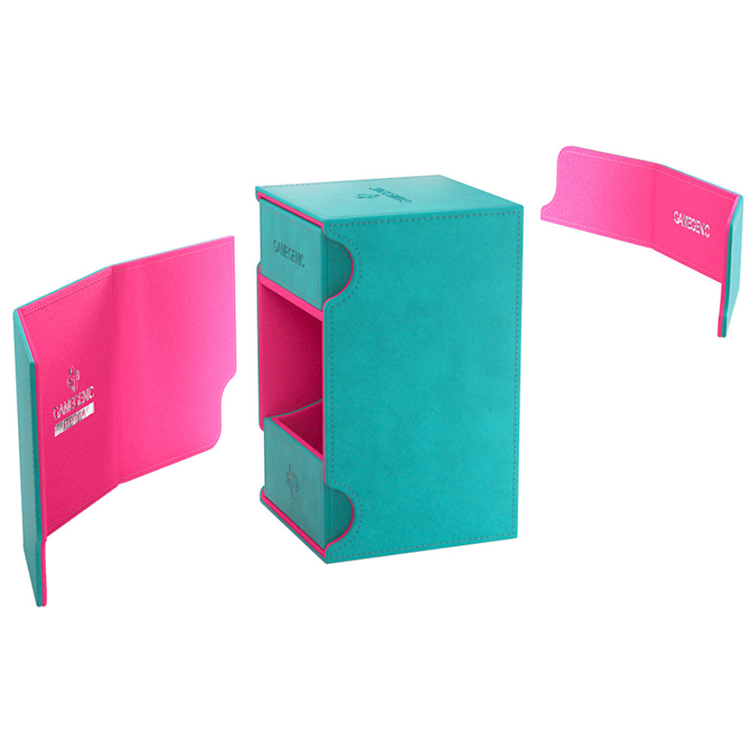 Gamegenic Watchtower 100 XL (Pink & Teal) Deck Box