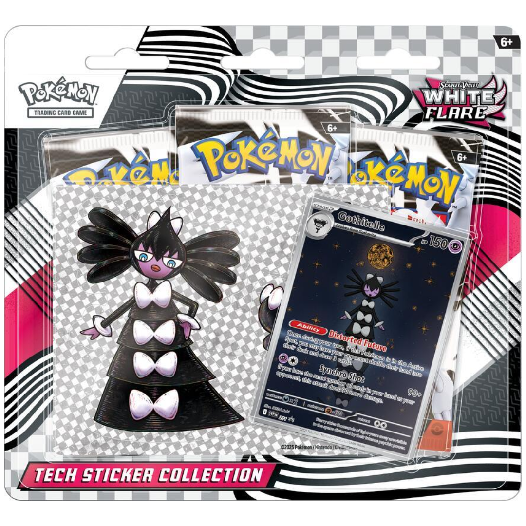 White Flare Sticker Collection