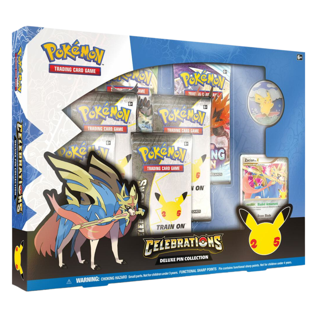 Celebrations Deluxe Pin Collection [Zacian LV. X]