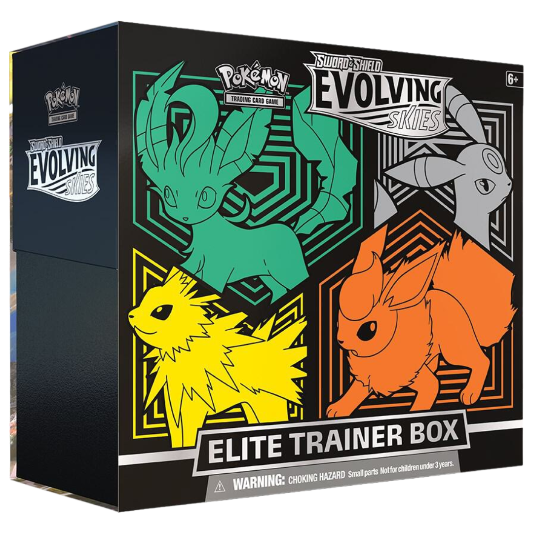 Evolving Skies Elite Trainer Box (Flareon, Jolteon, Umbreon, Leafeon)