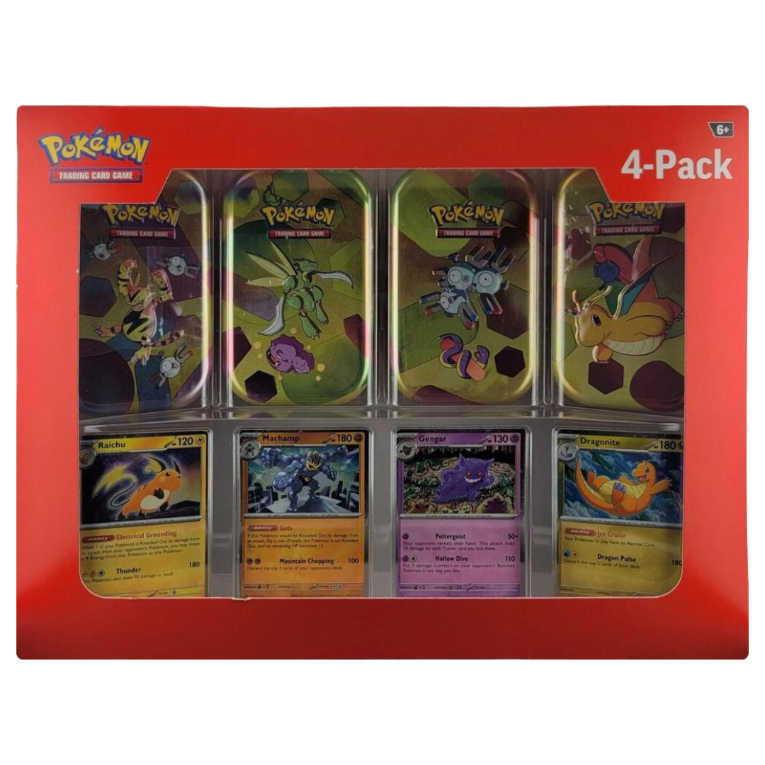 151 (4 Mini Tins + 4 Promo Cards Bundle)
