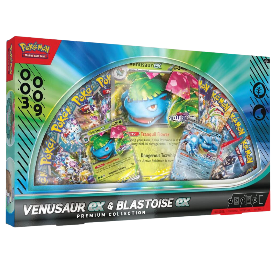 Venusaur ex & Blastoise ex Premium Collection