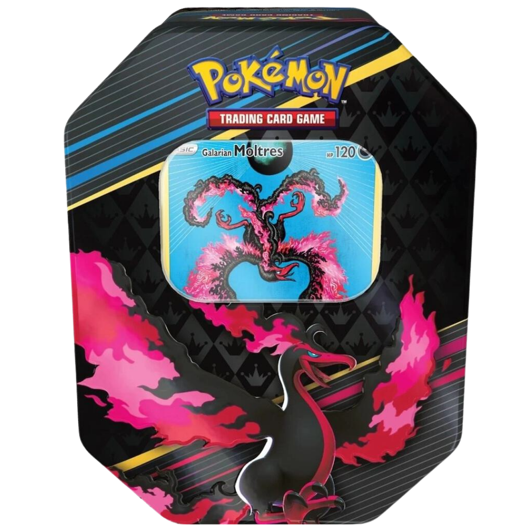 Crown Zenith Tin [Galarian Moltres] (International Version)