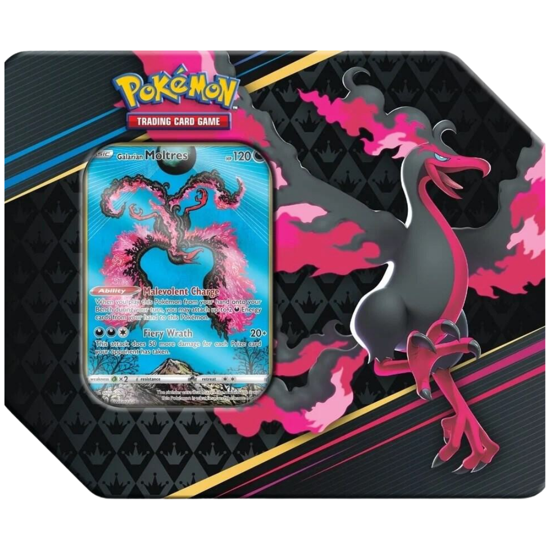 Crown Zenith Tin [Galarian Moltres]
